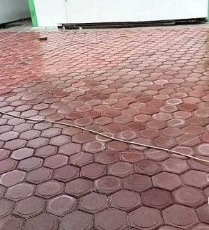 paving segi 6 terpasang 2